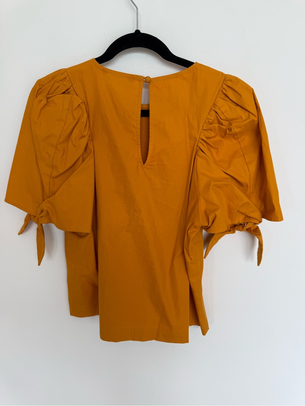 Sea New York Puff-Sleeve Tie Top Blouse size 6 - Picture 4 of 5